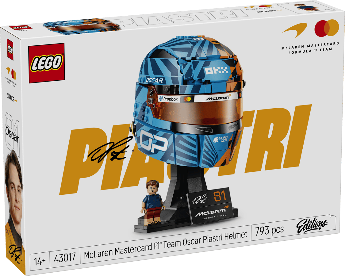 LEGO Editions McLaren Mastercard F1® Team Oscar Piastri hjälm 43017