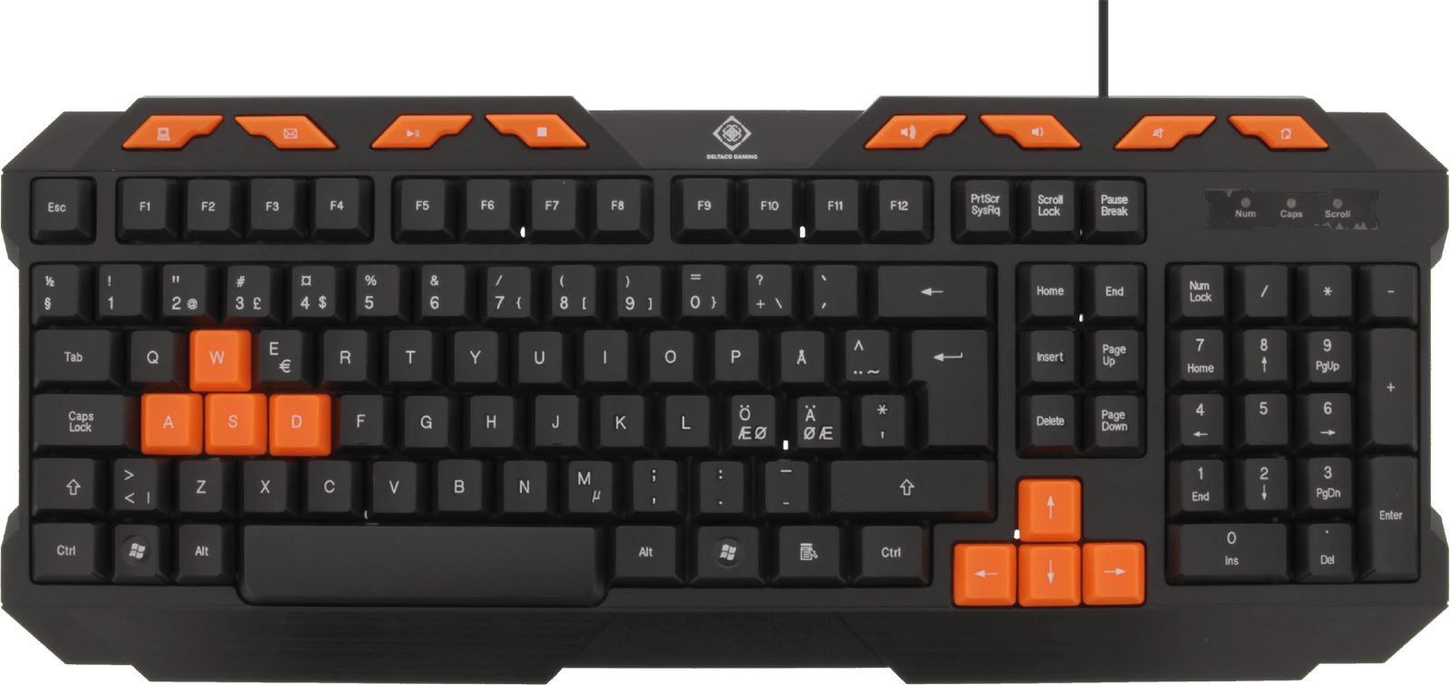 DELTACO Gaming Tangentbord Basic