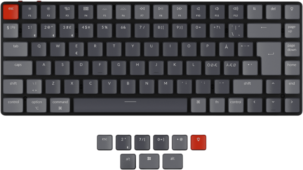 Keychron K3 Wireless RGB Hot-swap Optical Red