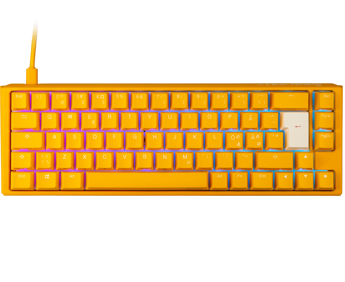Ducky - One 3 Yellow Ducky MX Silver SF 65%