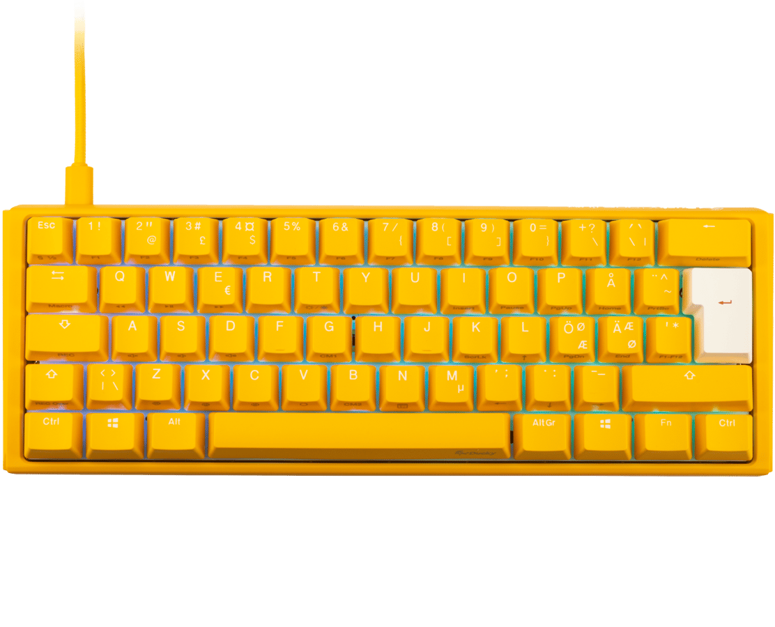 Ducky - One 3 Yellow Ducky MX Silver Mini 60%