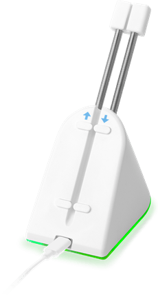 Deltaco Gaming Mouse Bungee Vit/ RGB
