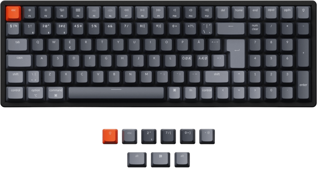 Keychron K4v2 RGB Aluminium Hot Swap Gateron Red Switch