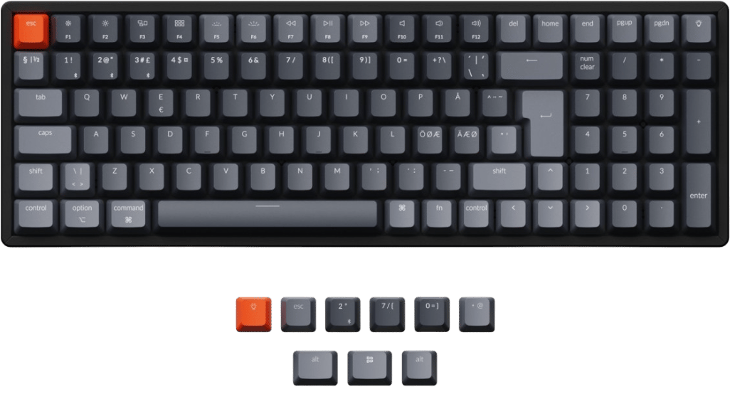Keychron K4v2 RGB Aluminium Hot Swap Gateron Brown Switch