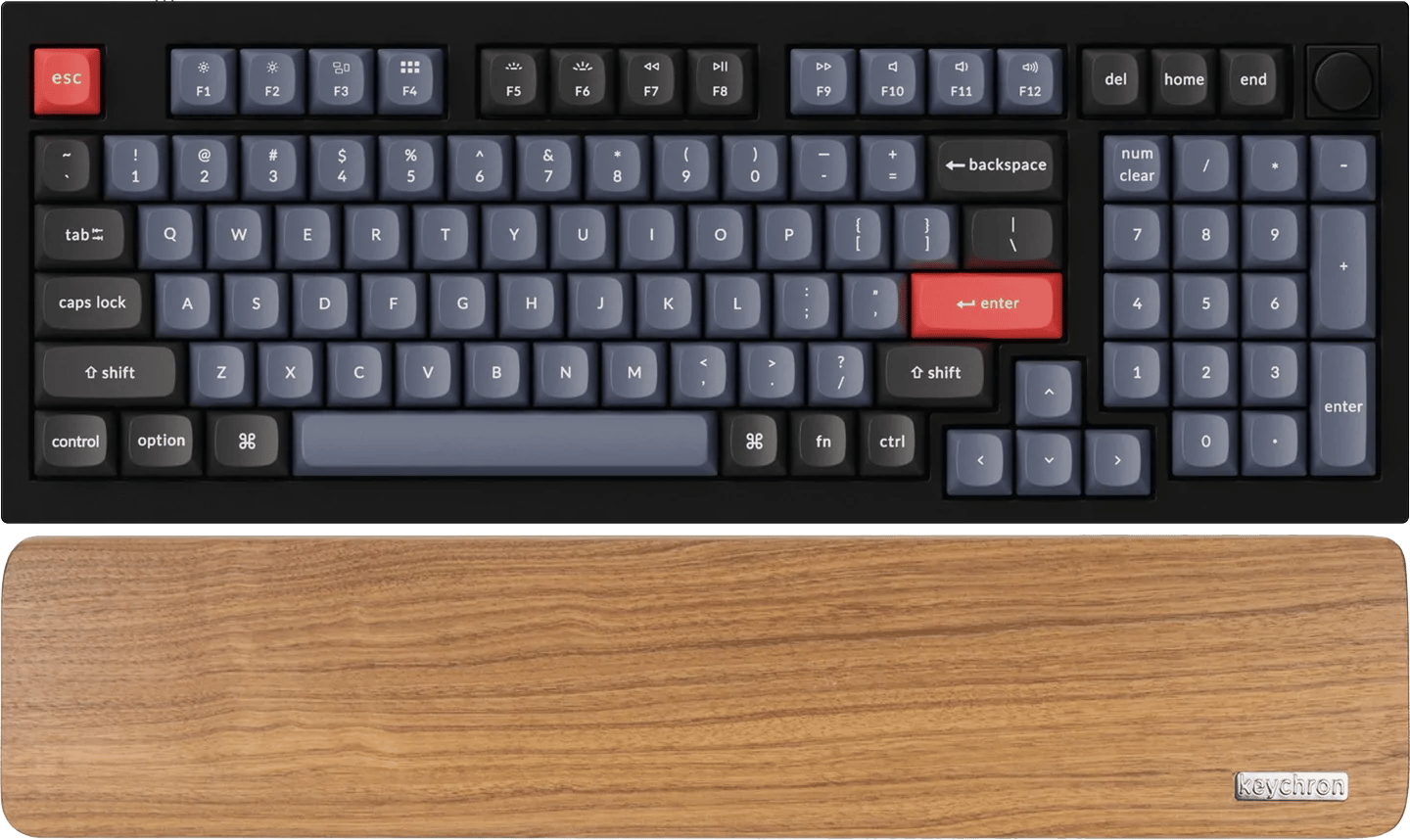 Keychron Q5 Walnut Wood Palmrest