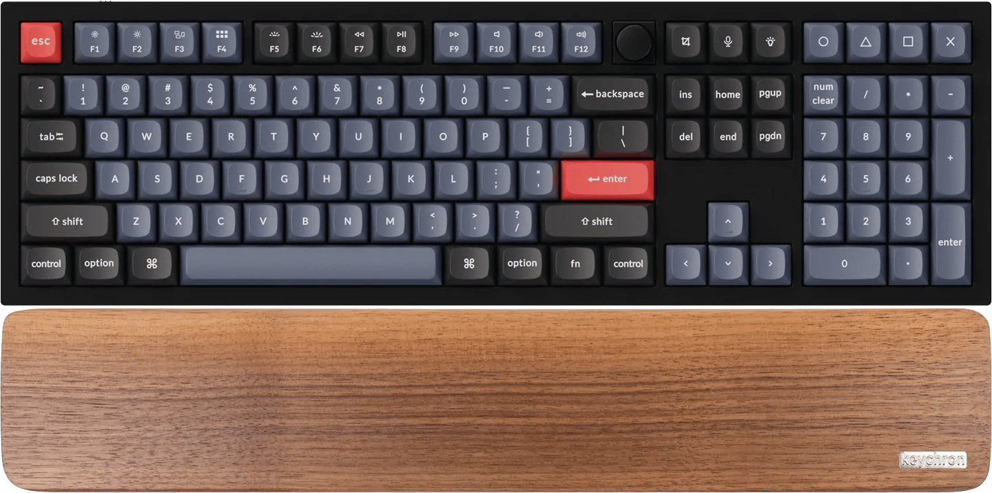 Keychron Q6 Walnut Wood Palmrest