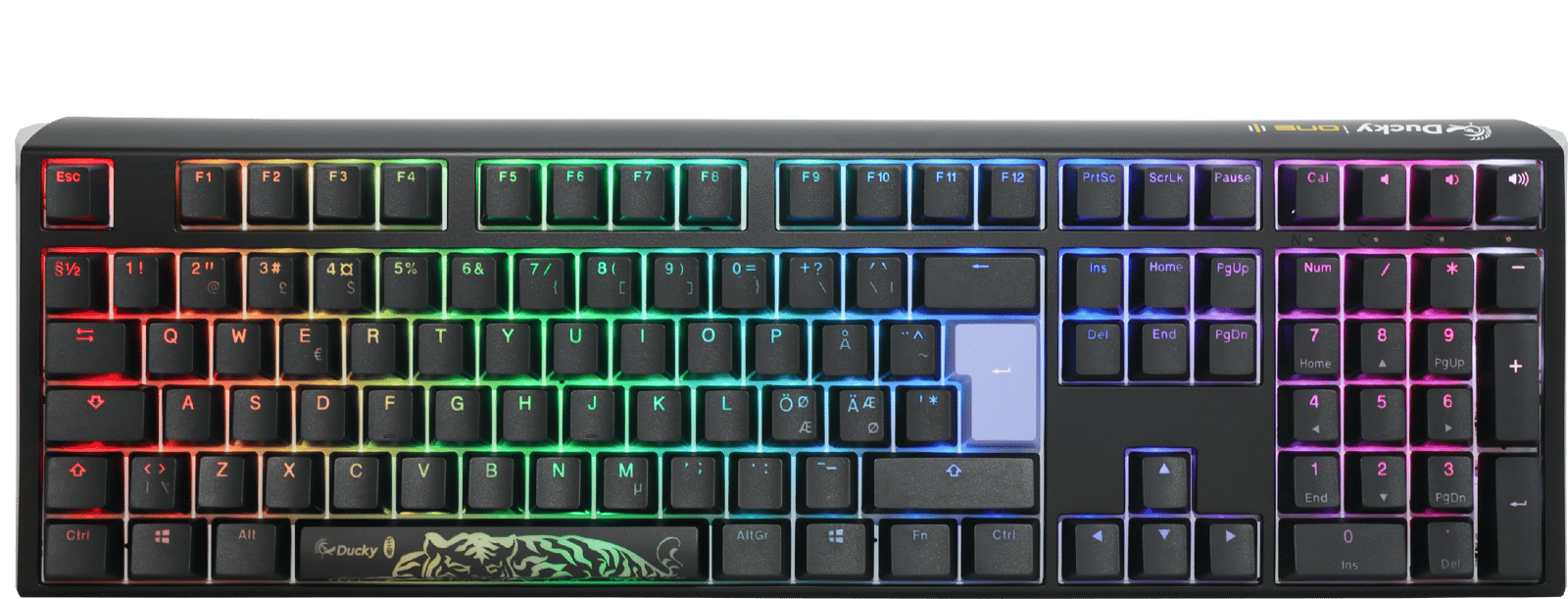 Ducky - One 3 Classic Black Fullsize Cherry Red