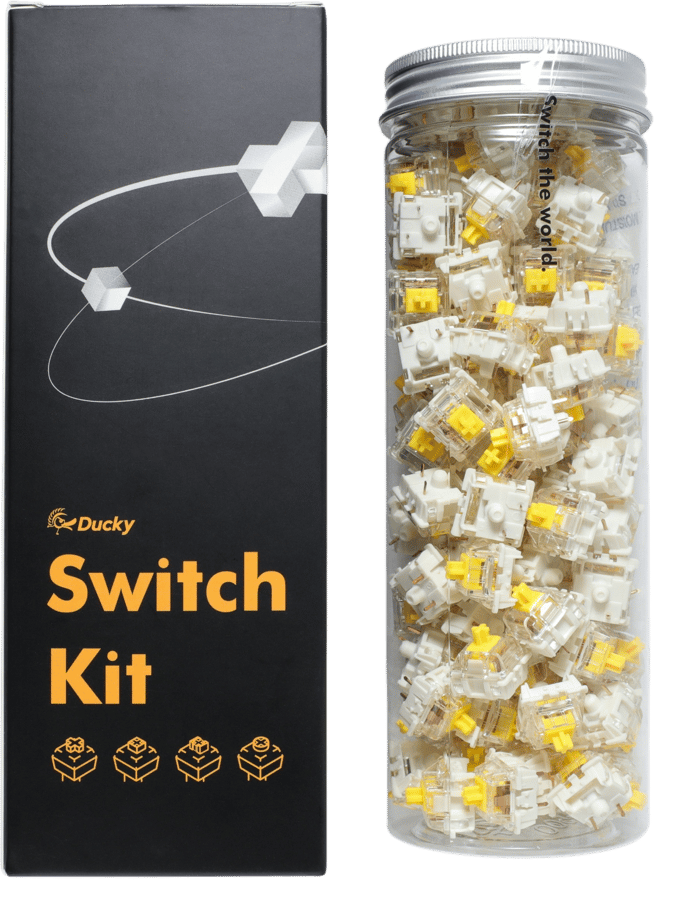 Ducky Switch Kit - Gateron G Pro Yellow - 110pcs
