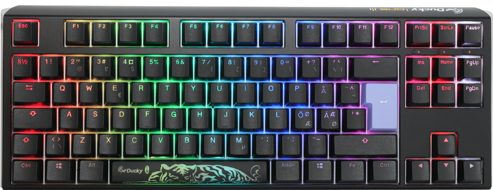 Ducky - One 3 Classic Black TKL Cherry Blue