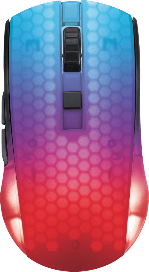 Deltaco Gaming Gamingmus DM320 Wireless Semi-transparant Svart