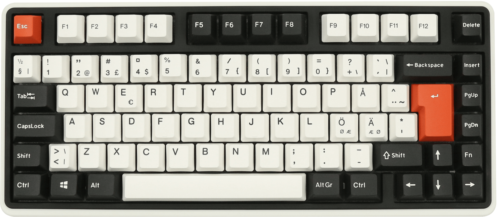 Varmilo VXT82 Minilo Retro 75% Gateron G Pro 2.0 Red