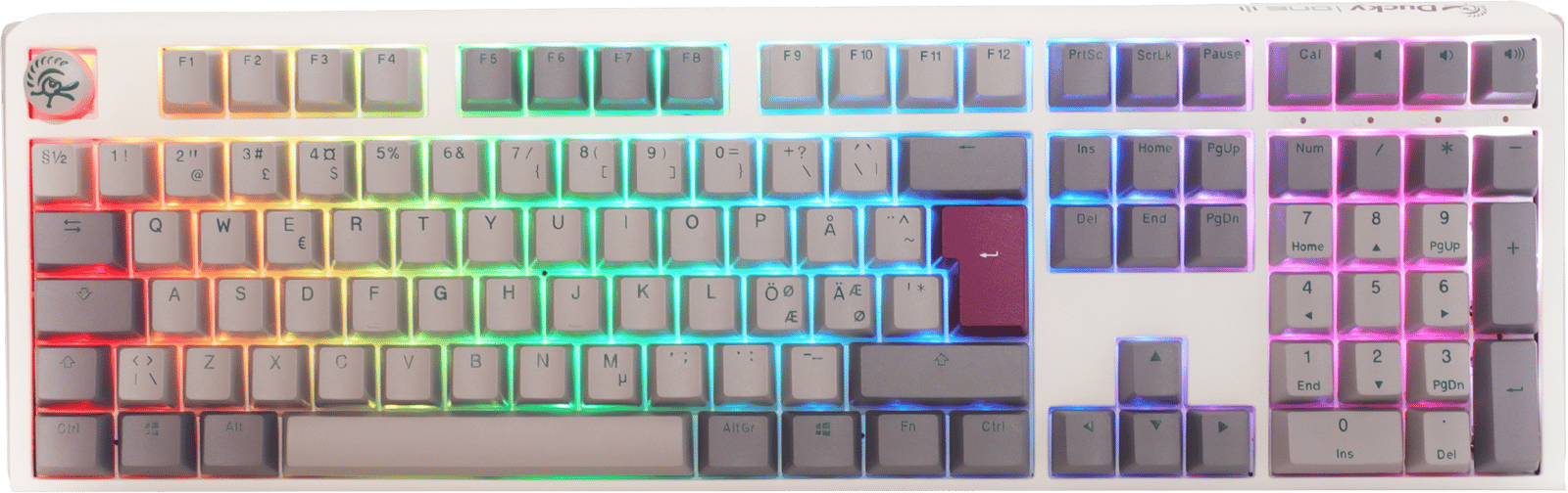Ducky - One 3 Mist Fullsize Cherry Red