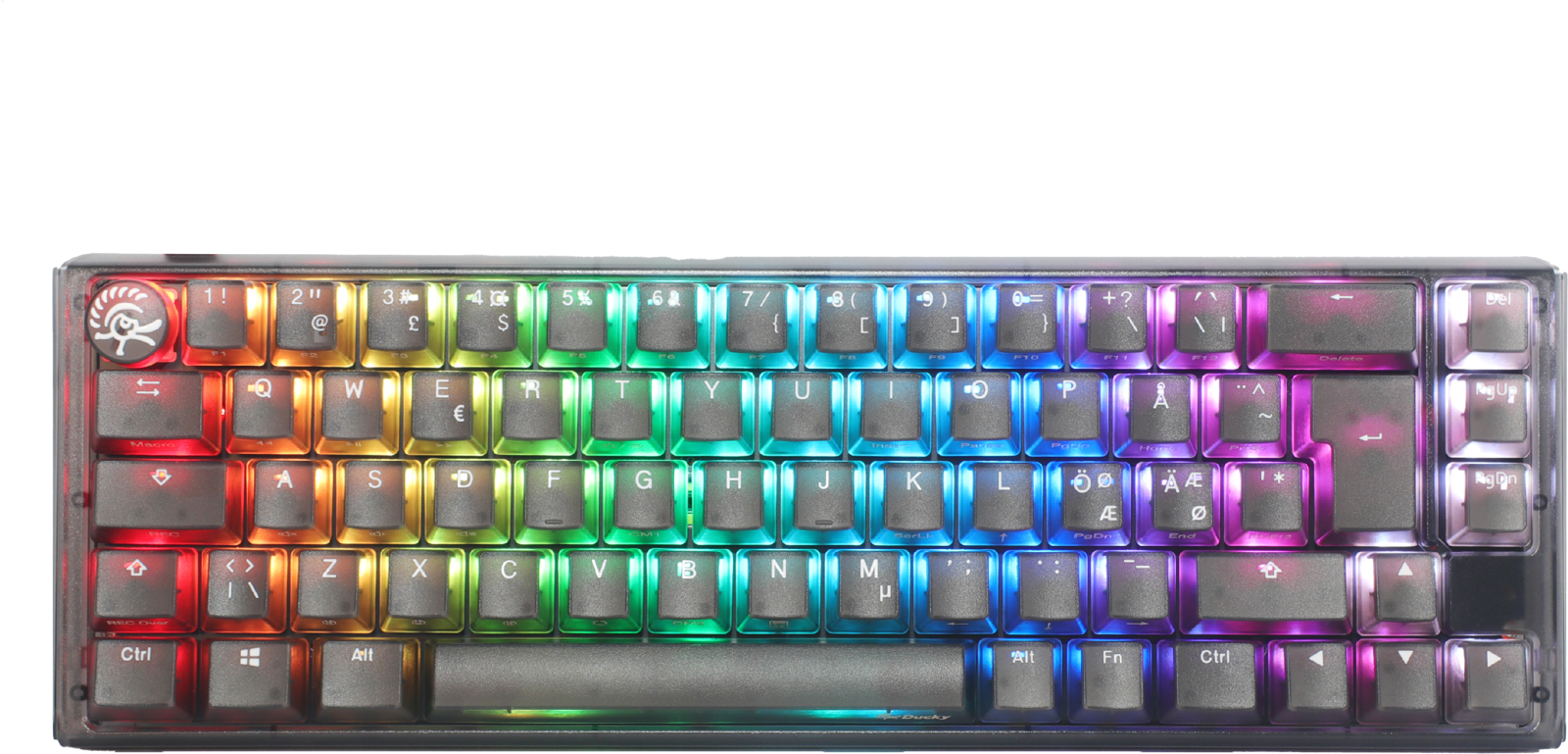 Ducky - One 3 Aura Black 65% Cherry Brown
