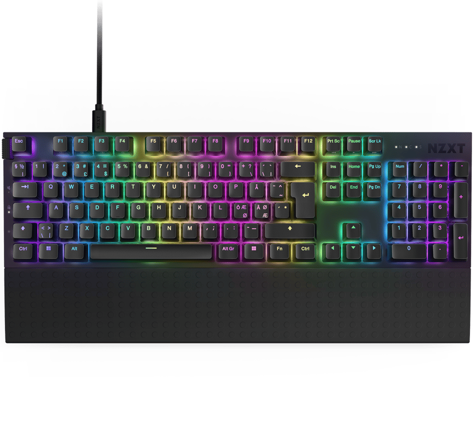 NZXT Function 2 Optical Switch Keyboard Svart