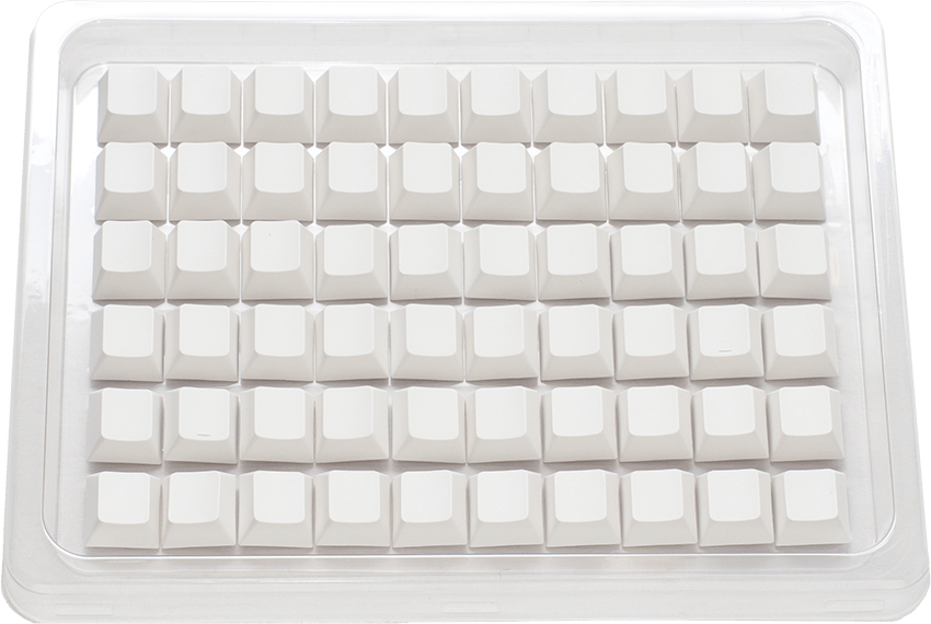 Ducky Blank132 Keycap set MDA Profile PBT Vit