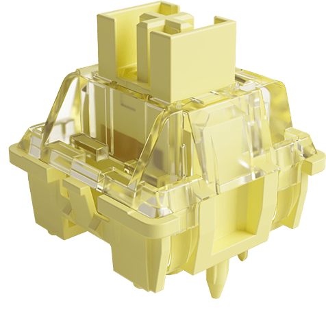 Akkogear V3 Cream Yellow Pro Switch 45pcs