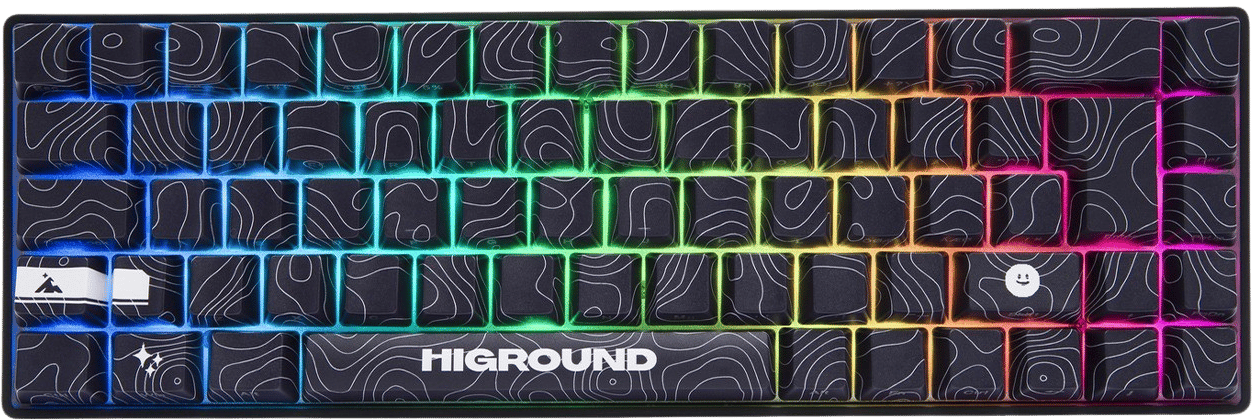 Higround BLACKICE Base 65 White Flame