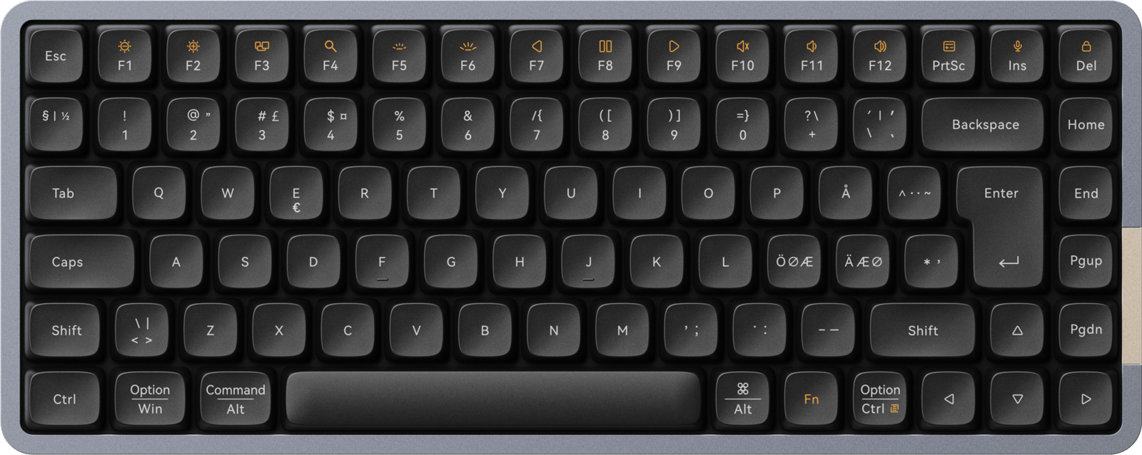 Lofree Flow84 Svart Tactile Kailh Phantom