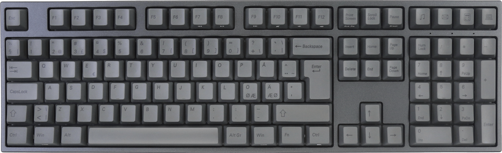 Varmilo VPT88 Charcoal V3 Full-Size Gateron G Pro 3.0 Red