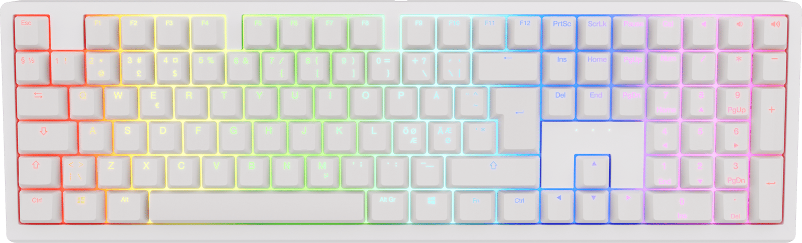 Ducky Zero MX2A Brown Fullzise Wireless Vit