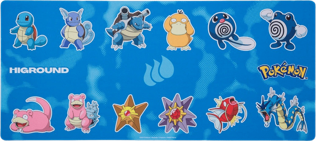Higround Pokémon Gaming Mousepad - Water Type XL
