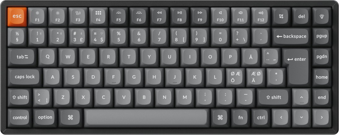 Keychron K2 MAX Wireless Tri-Mode Hot Swap QMK/VIA Keychron Super Brown