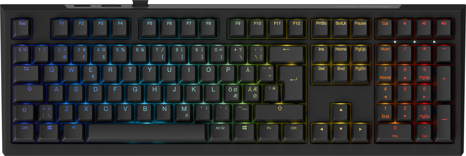 Ducky - One X Black Nordic Fullsize Ducky Inductive Switch (analog)