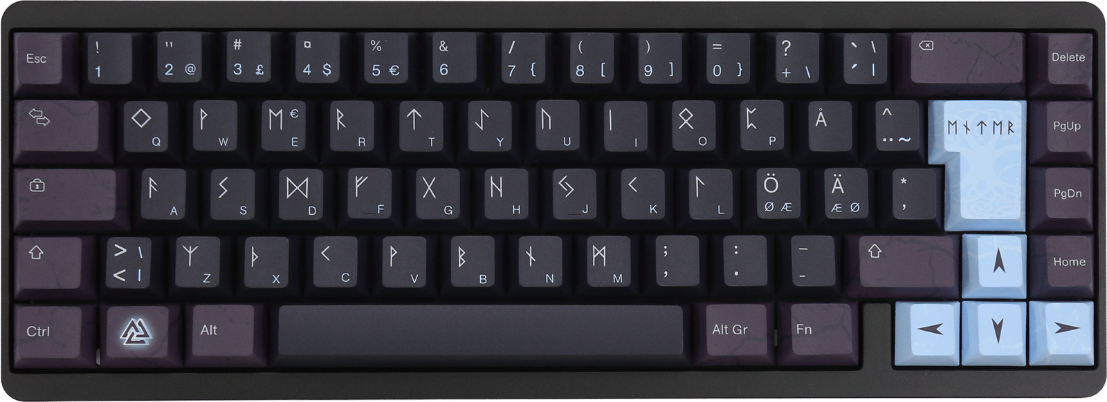 Varmilo Muse65 HE Asgard Hall Effect 65% 8K RGB Gateron Magnet White