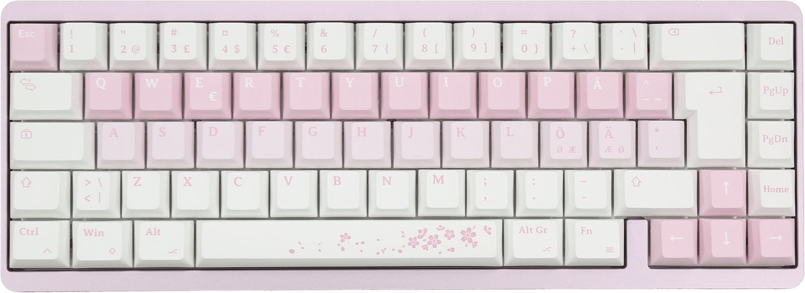 Varmilo Muse65 HE Sakura Hall Effect 65% 8K RGB Gateron Magnet White