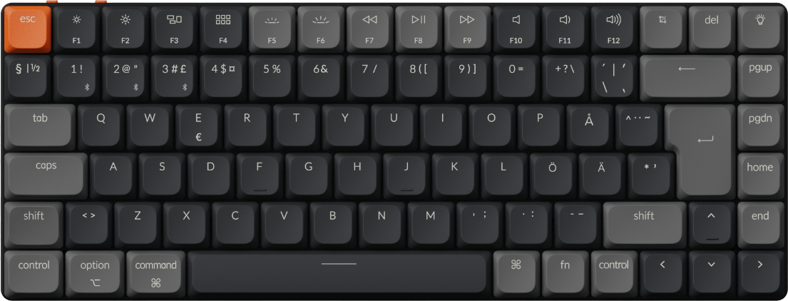 Keychron K3v3 RGB Aluminium Hot Swap QMK Keychron Low Profile 2.0 Red