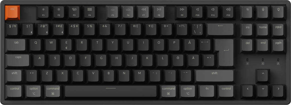 Keychron K8v2 RGB Aluminium Hot Swap QMK Keychron Super Red