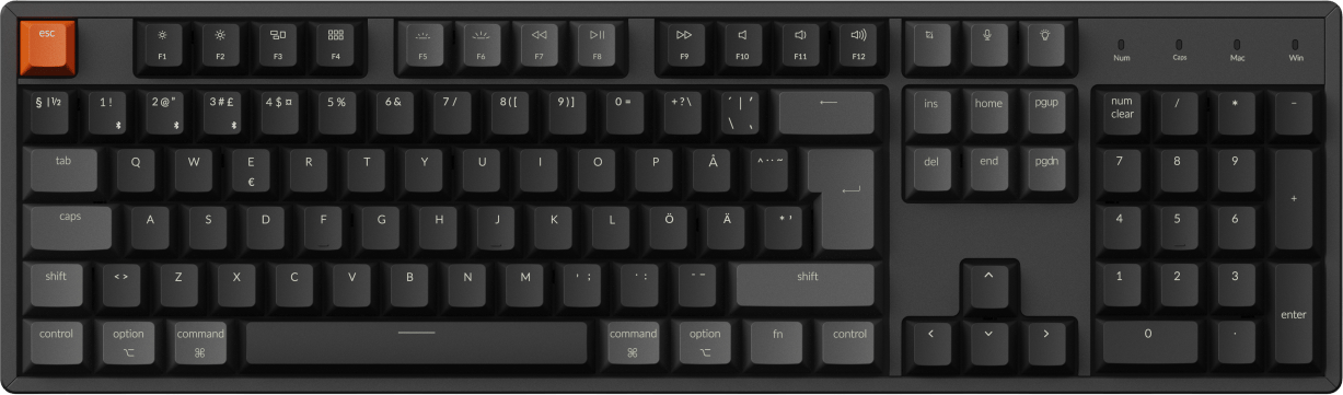 Keychron K10v2 RGB Aluminium Hot Swap QMK Keychron Super Brown