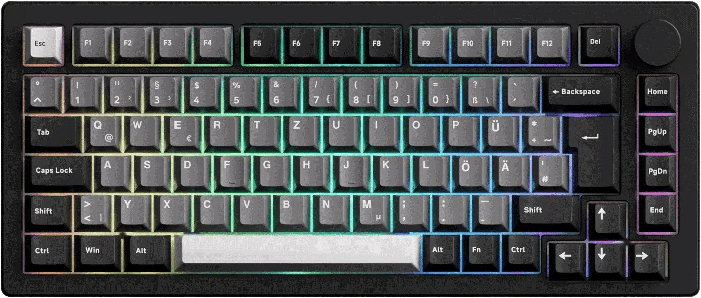 Monsgeek M1W Black & Silver V3 Piano Pro