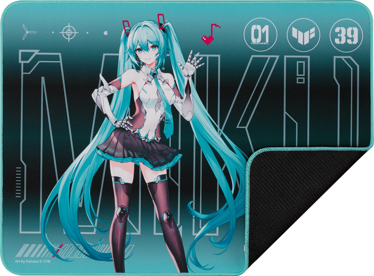 ASUS TUF GAMING P1 Mousepad Miku Edition