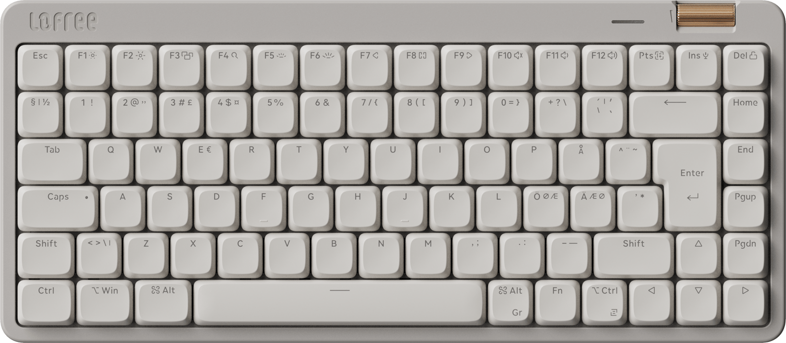 Lofree FLOW Lite 84 Marble Grey Specter