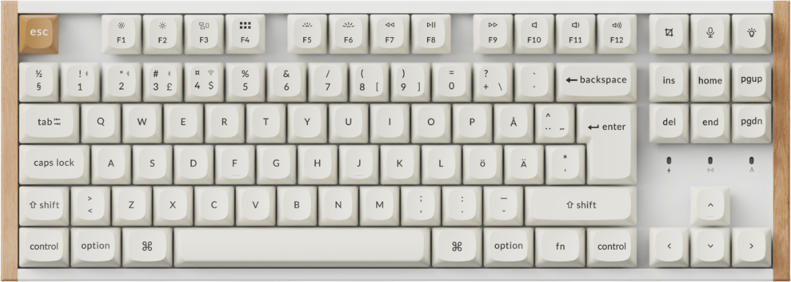 Keychron K8 HE SE Wireless Tri-Mode Hot Swap QMK Gateron 2.0 Purple Magnetic Switch Wood