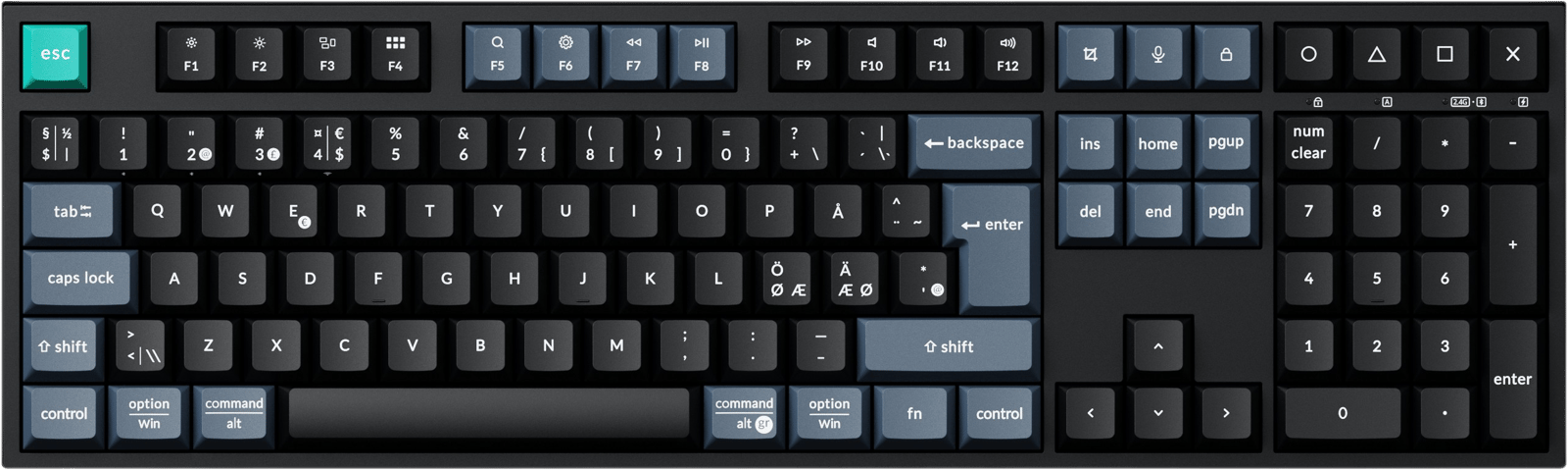Keychron B36 Tri-mode Trådlöst Tangentbord