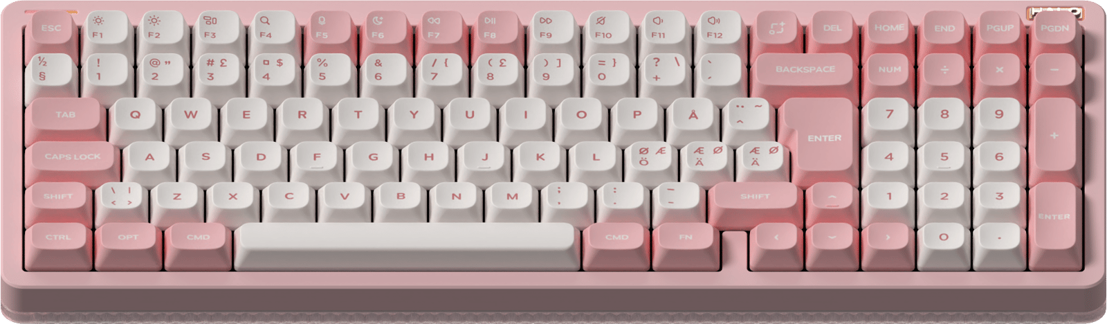 NuPhy Halo96 V2 Sakura Fizz with Lemon Switch