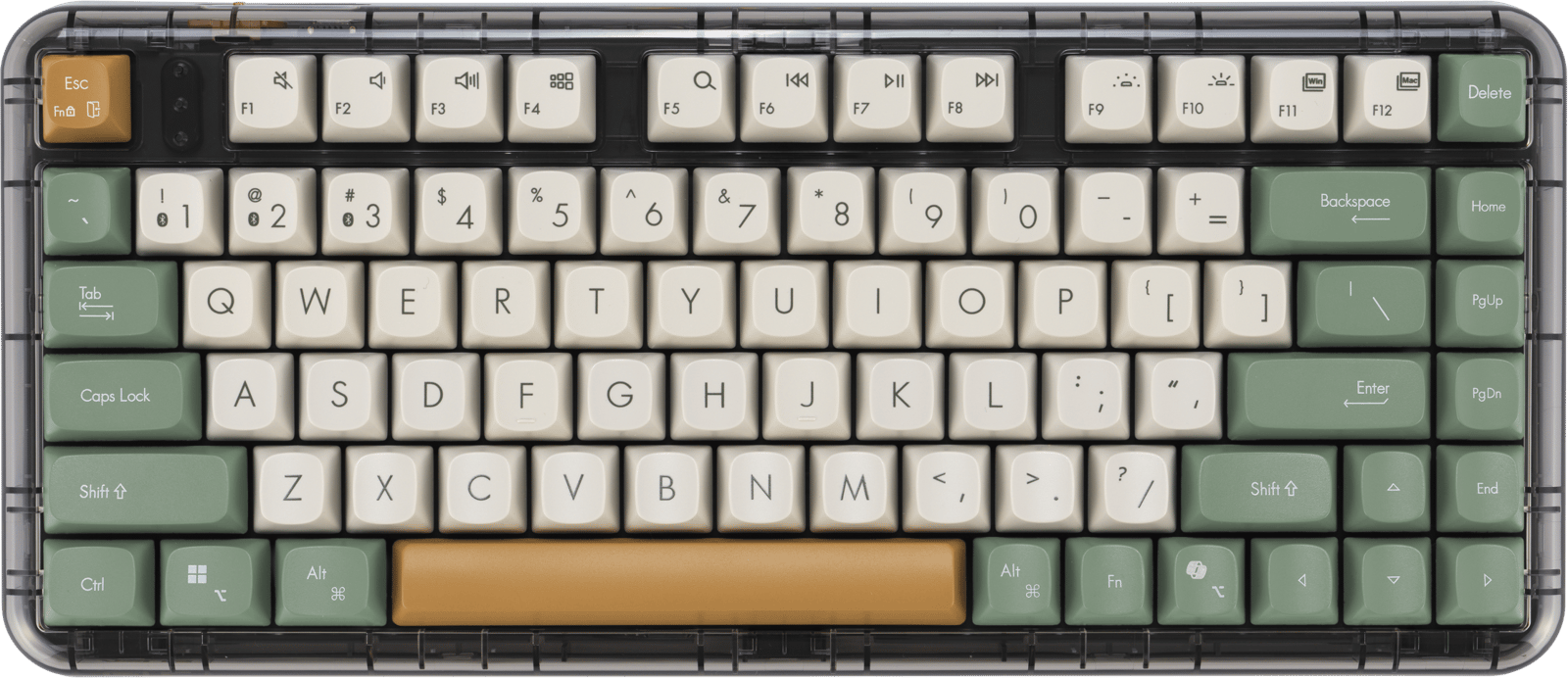 Asus Jelly75 Tangentbord KD201 Orange Meadow