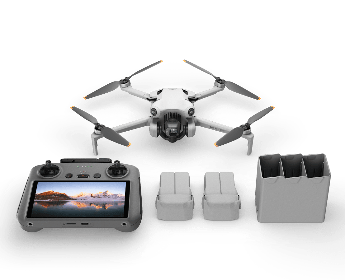 DJI Mini 4 Pro Fly More Combo Inkl. Smart kontroll (DJI RC 2)