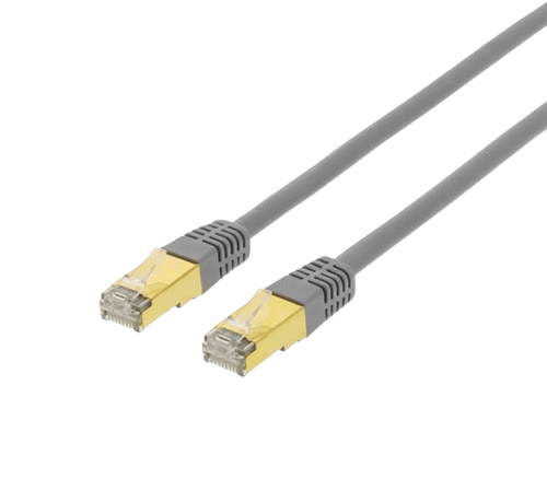 DELTACO TP-kabel Cat7 S/FTP Grå 15 m