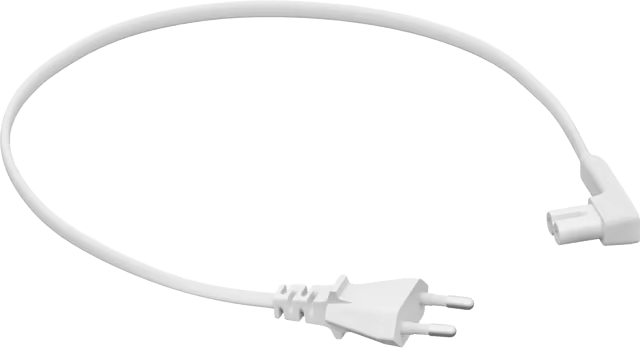 Sonos One Strömkabel 0,5m Vit