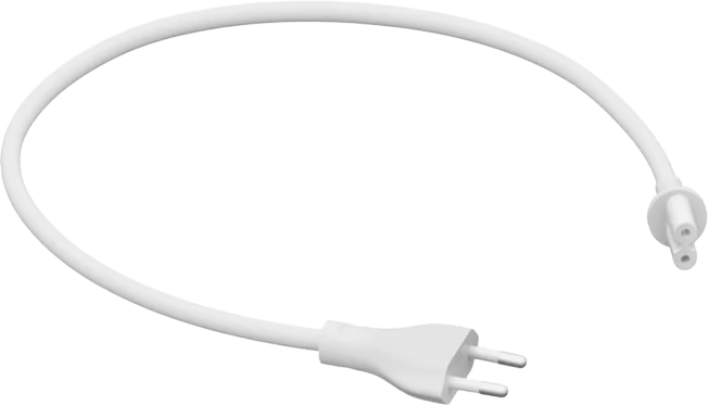Strömkabel till Sonos Five | Beam | Amp | Sub| Arc | Play 5 0,5m Vit