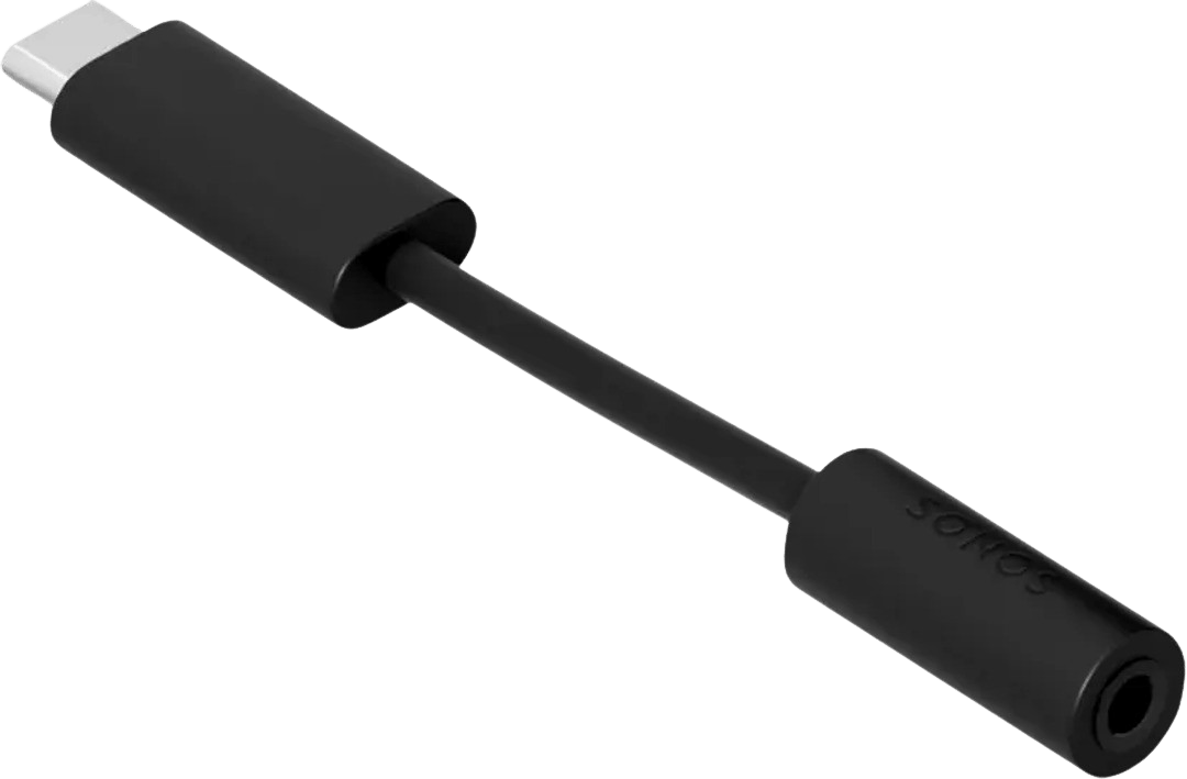 Sonos Linjeingångsadapter USB-C till 3,5mm Svart