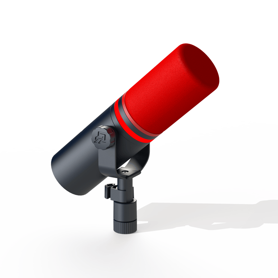 BEACN Mic Puffskydd Röd