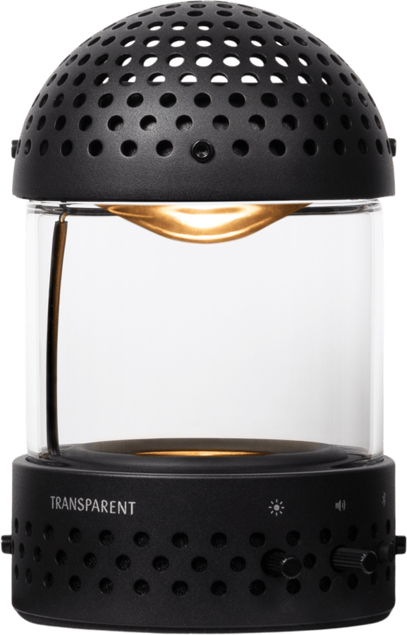 Transparent Light Speaker Svart