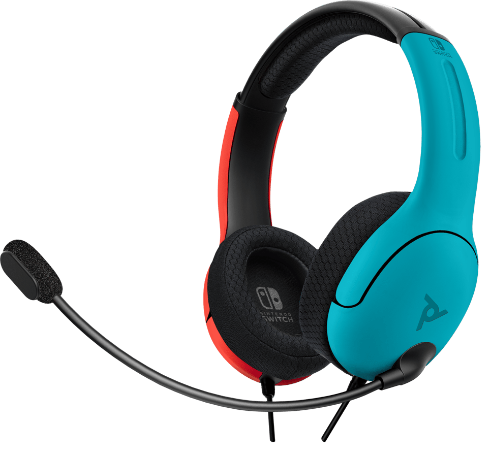 PDP LVL40 Trådat headset - Joycon Blå/Röd