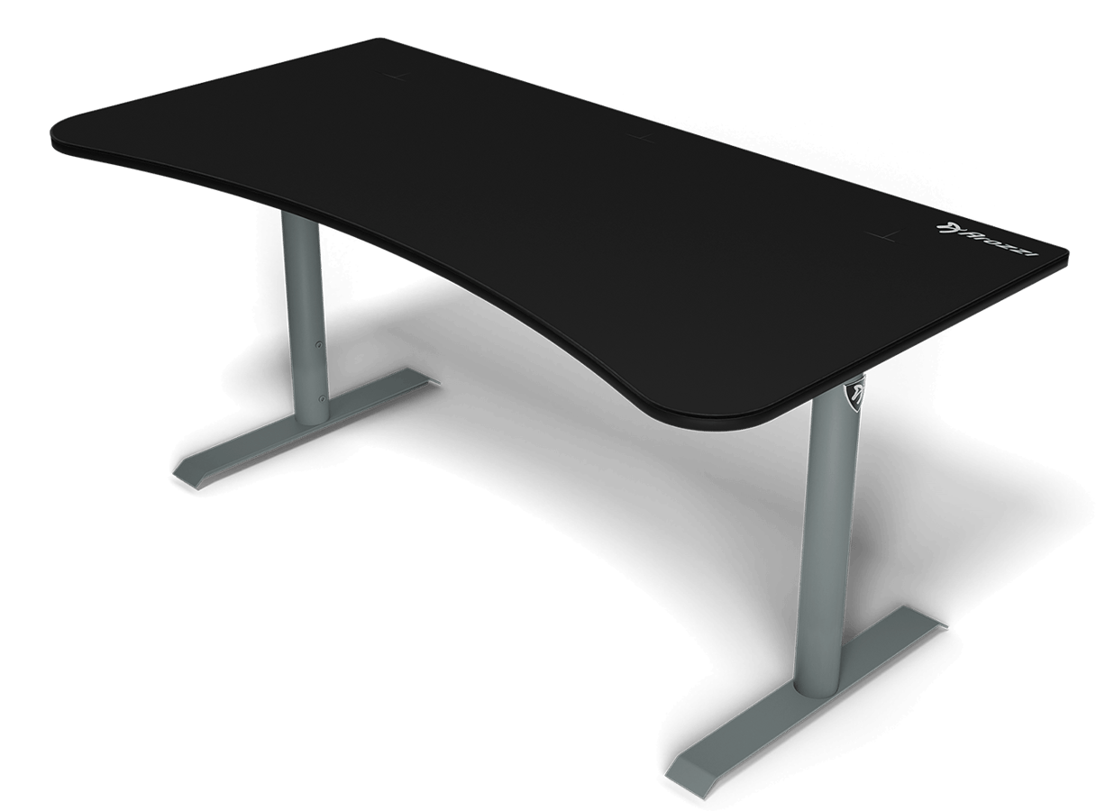 Arozzi Arena Gaming Desk Frozen Grey Black