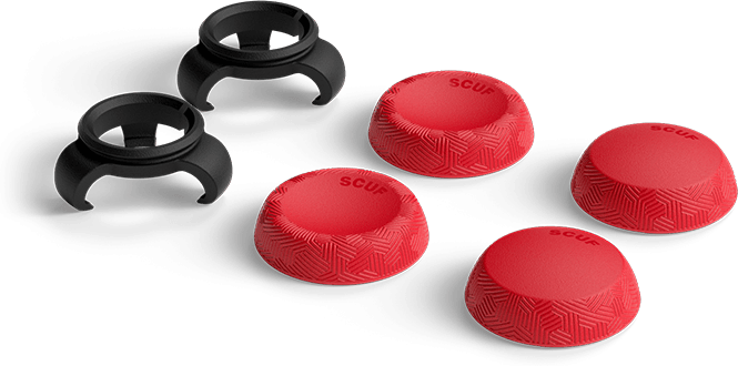 SCUF Universal Thumbstick Grip (TACTIC) 6st Röd