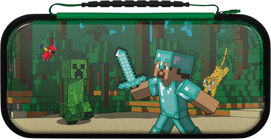 PDP Travel Case Plus Glow-in-the-dark - Minecraft Forest